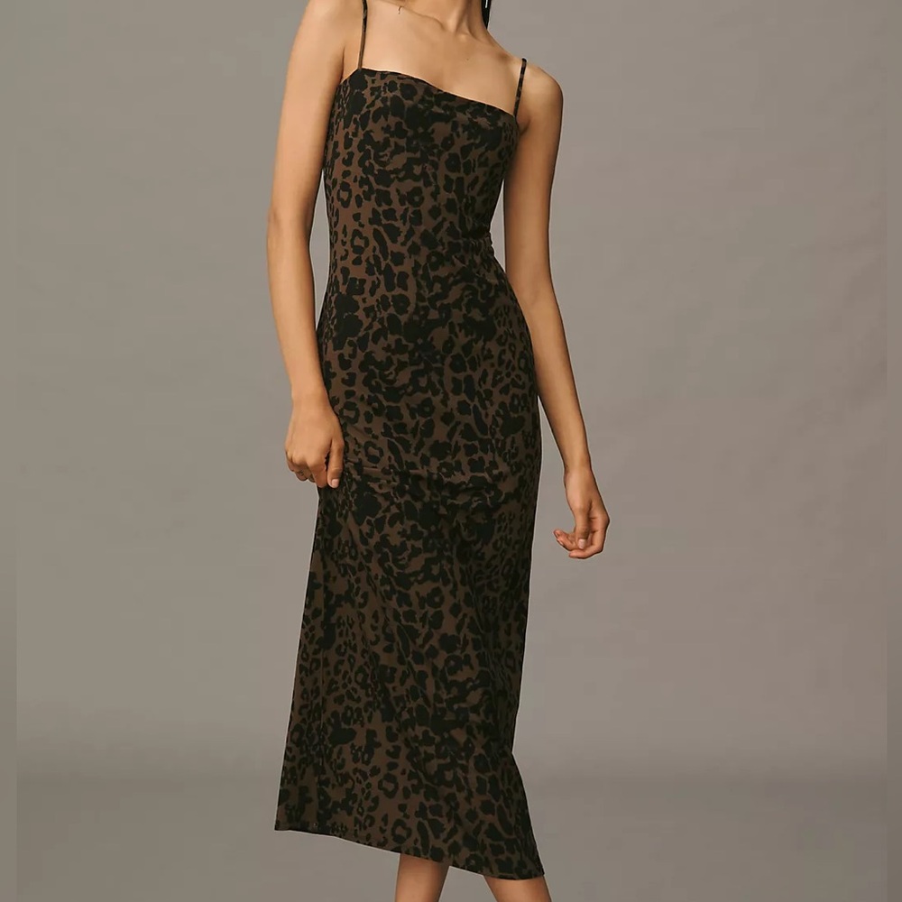 Reformation Leopard Print Maxi Dress